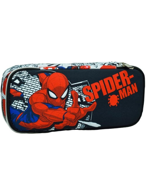 Trousse ovale textile Spider-Man GIM - Kiabi