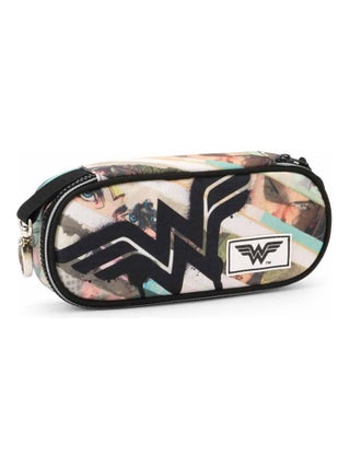 Trousse Pencil - DC Comics Wonder Woman Collage - Brun - Taille Unique