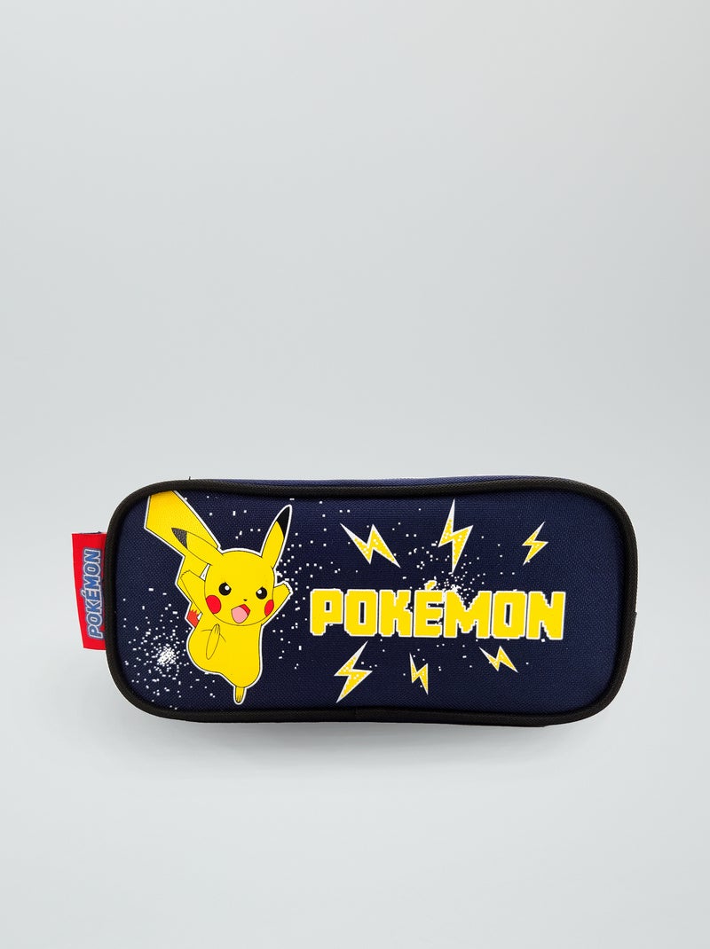 Trousse 'Pikachu' en toile Bleu - Kiabi