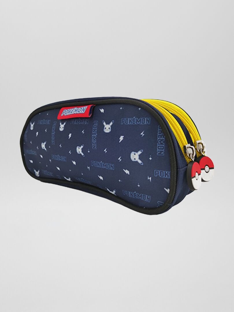 Trousse ronde 1 compartiment bleue POKEMON