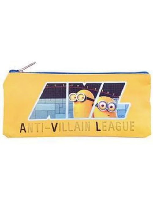 Trousse plate 21 cm avl moi moche et méchant jaune - Kiabi