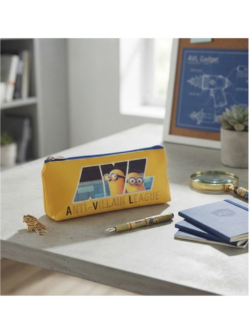 Trousse plate 21 cm avl moi moche et méchant jaune Jaune - Kiabi