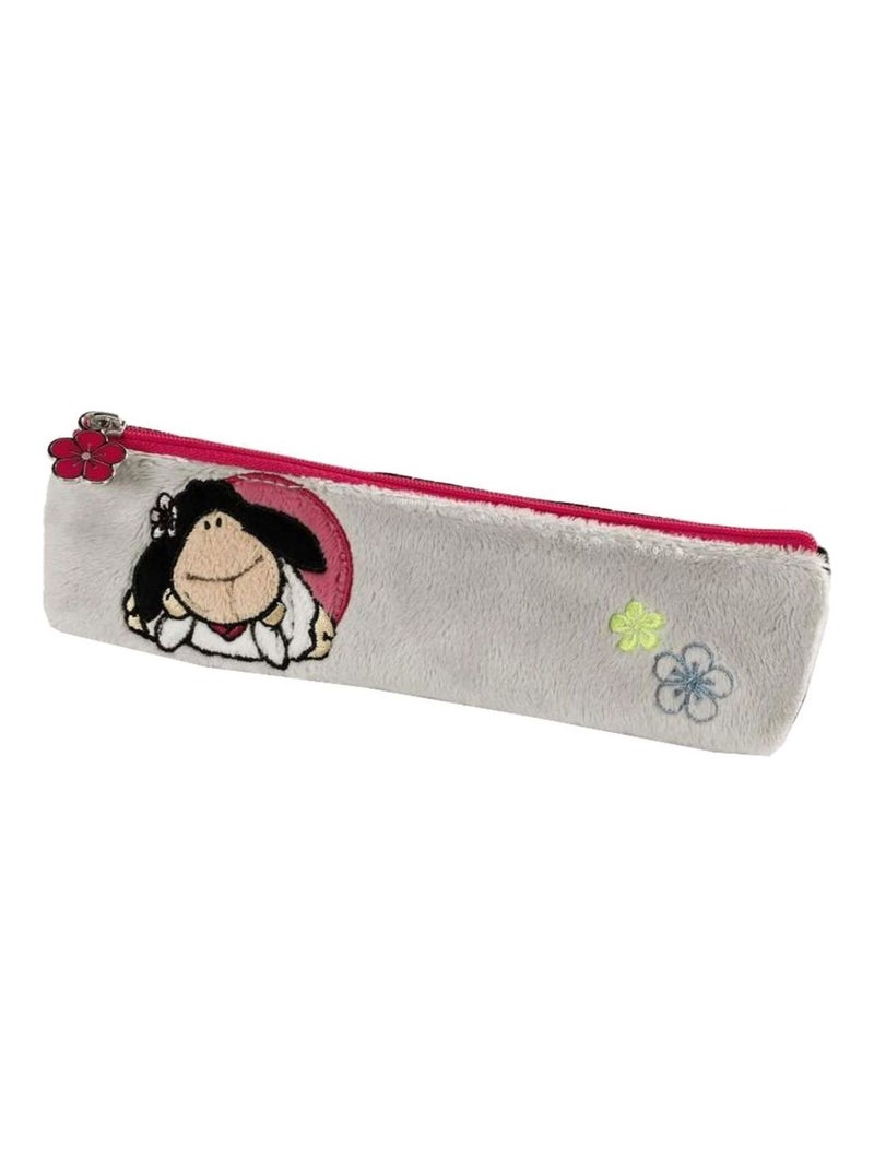 Trousse plate peluche Nici Mouton Gris - Kiabi