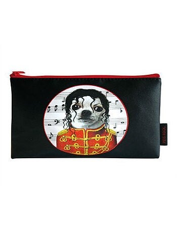 Trousse plate Pet rock noir