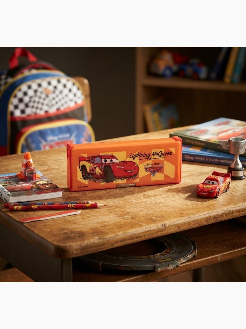 Trousse plumier cars Orange - Kiabi
