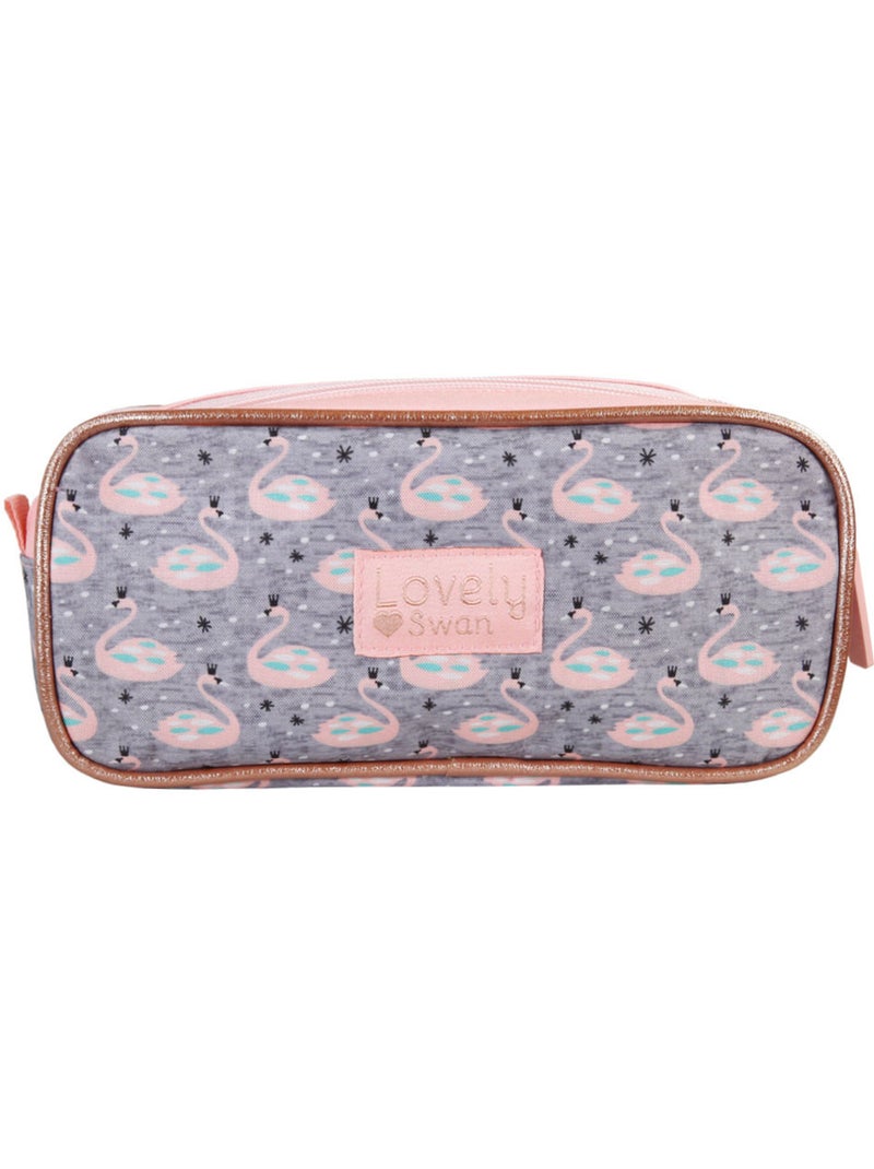 Trousse – Rectangulaire 2 compartiments – 22 cm – kip Multicolore - Kiabi