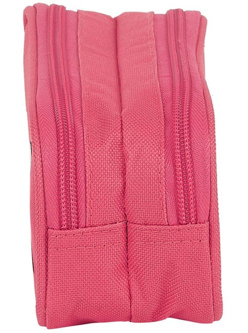 Trousse rectangulaire 2 compartiments en toile rembourrée Blackfit8 - Kiabi