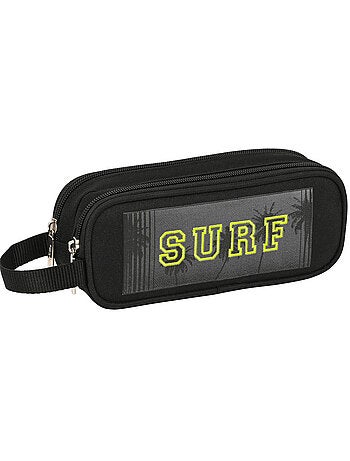 Trousse rectangulaire 2 compartiments textile Safta Surf Miami