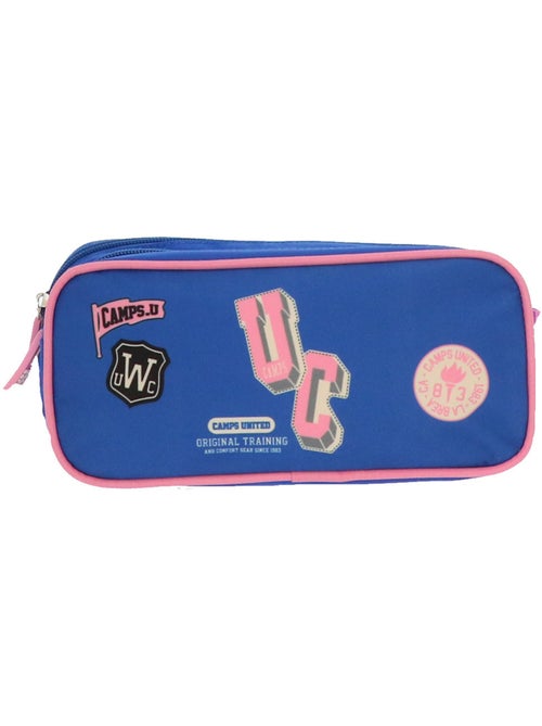 Trousse rectangulaire 22 cm avec 2 compartiments zippés – Camps - Kiabi Trousse rectangulaire 22 cm avec 2 compartiments zippés – Camps - Kiabi