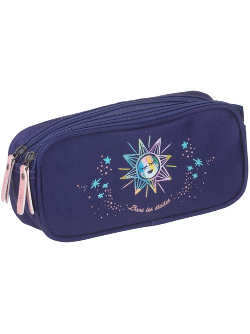 Trousse rectangulaire 22 cm ETTAVEE à double compartiment - Kiabi Trousse rectangulaire 22 cm ETTAVEE à double compartiment - Kiabi