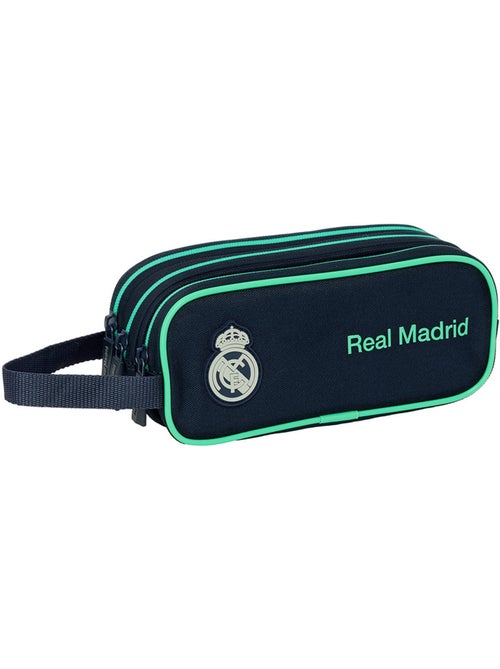 Trousse rectangulaire à 3 compartiments zippés Real Madrid Safta 21x8x7 cm - Kiabi Trousse rectangulaire à 3 compartiments zippés Real Madrid Safta 21x8x7 cm - Kiabi