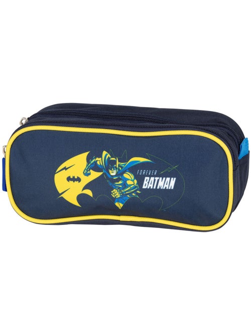 Trousse rectangulaire 'Batman Forever' – 22 cm – 2 compartiments zippés – Batman - Kiabi Trousse rectangulaire 'Batman Forever' – 22 cm – 2 compartiments zippés – Batman - Kiabi