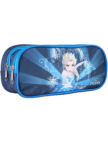 Trousse rectangulaire bleue La Reine des Neiges - Bagtrotter