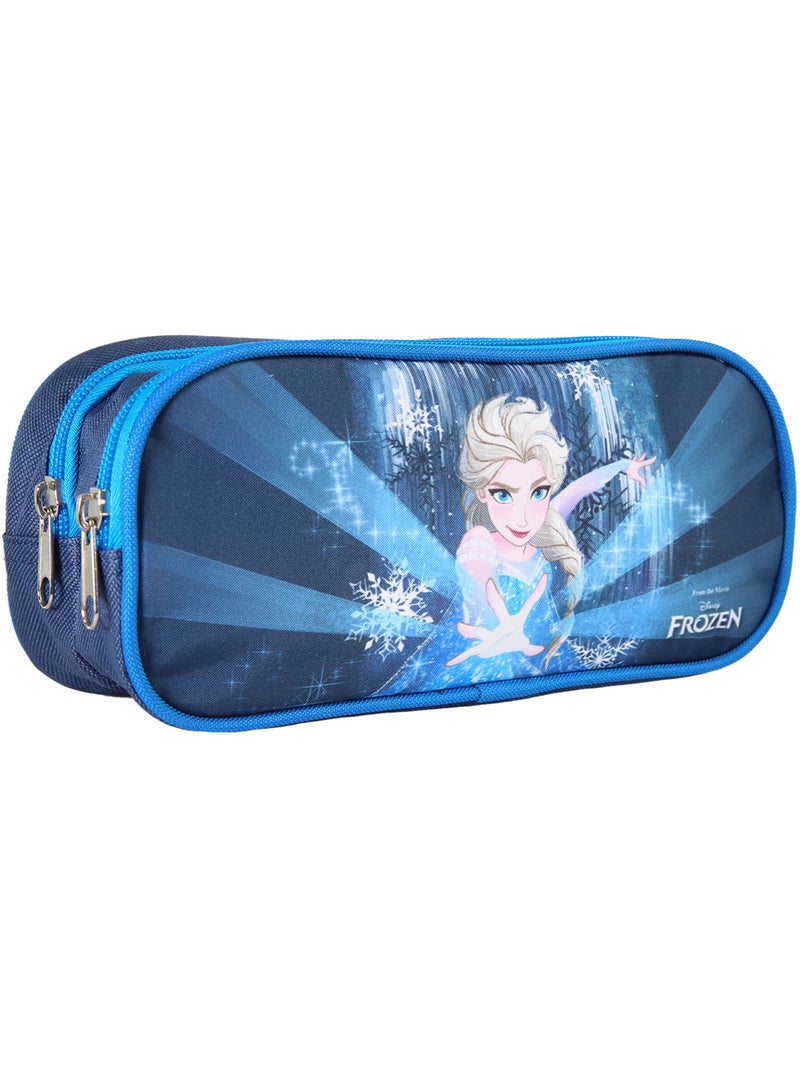 Trousse rectangulaire bleue La Reine des Neiges - Bagtrotter Bleu - Kiabi
