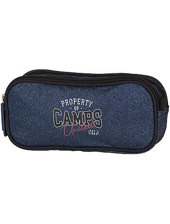 Trousse rectangulaire Camps 22 cm à 2 compartiments zippés - Camps