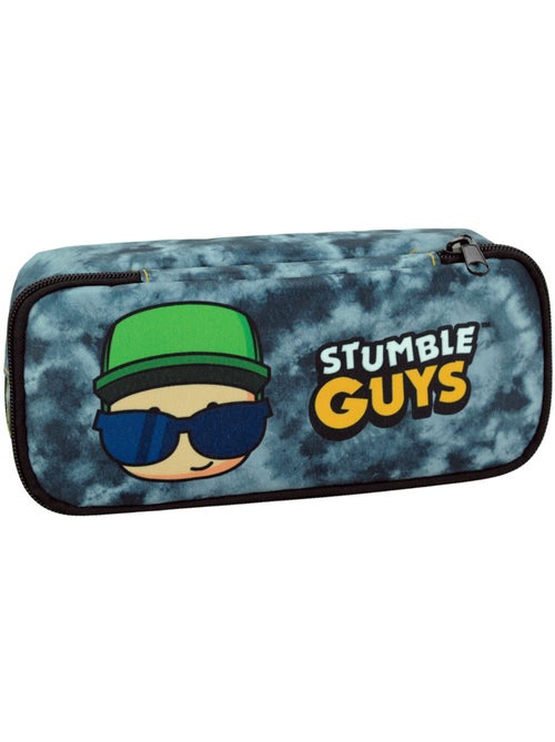 Trousse rectangulaire CMP Stumble Guys 23 cm à 2 compartiments zippés - Kiabi