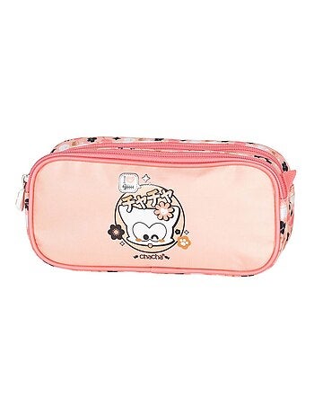 Trousse rectangulaire double compartiment fille CHACHA Manga