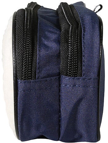 Trousse scolaire rectangulaire fille 2 compartiments FRENCH DISORDER Leo rose velours