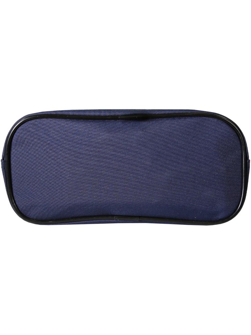Trousse – rectangulaire french disorder 2 compartiments – 22 cm – cmp Bleu Blanc - Kiabi