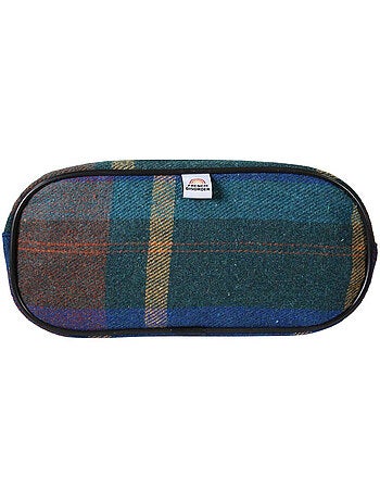 Trousse scolaire rectangulaire fille 2 compartiments FRENCH DISORDER Leo rose velours