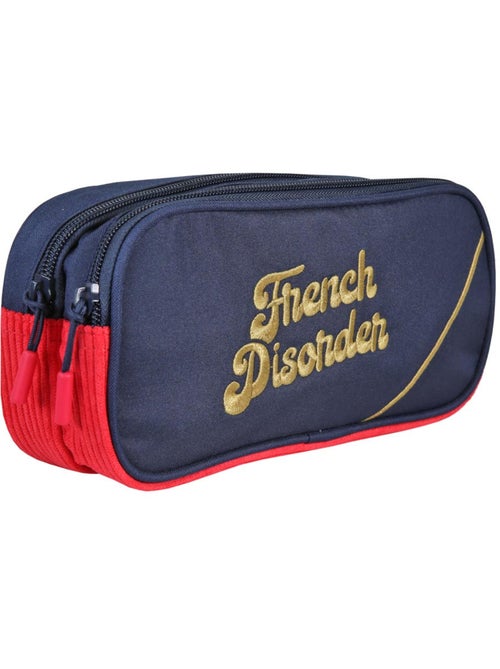 Trousse – Rectangulaire FRENCH DISORDER 2 compartiments – 22 cm – CMP - Kiabi Trousse – Rectangulaire FRENCH DISORDER 2 compartiments – 22 cm – CMP - Kiabi