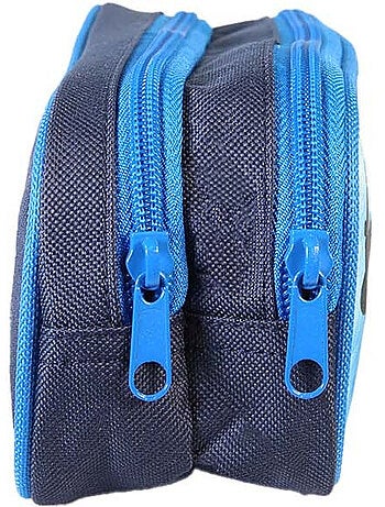 Trousse rectangulaire garçon DRAGONS bleue 2 compartiments