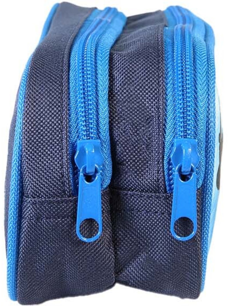 Trousse rectangulaire garçon DRAGONS bleue 2 compartiments Bleu - Kiabi