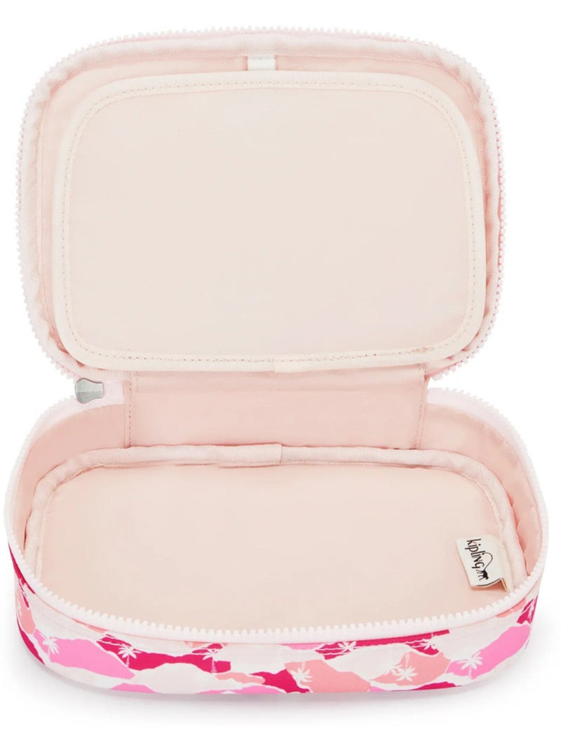 Trousse rectangulaire grande capacité nylon Kipling Rose - Kiabi