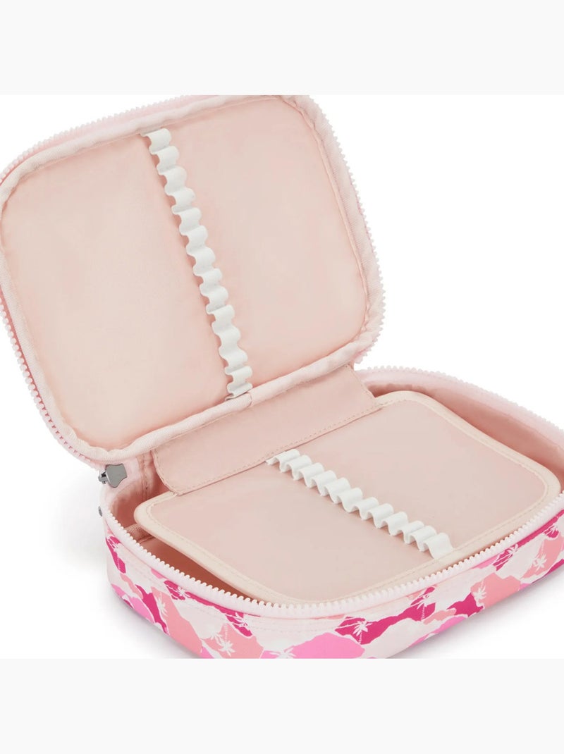 Trousse rectangulaire grande capacité nylon Kipling Rose - Kiabi