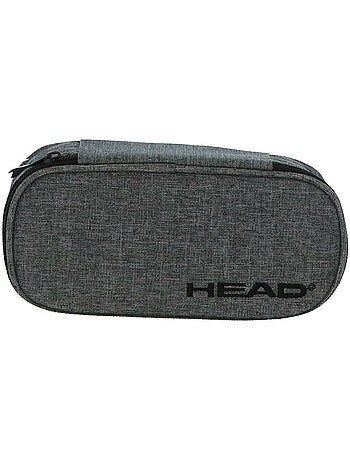 Trousse rectangulaire Head 22 cm à 2 compartiments fermetures zippées