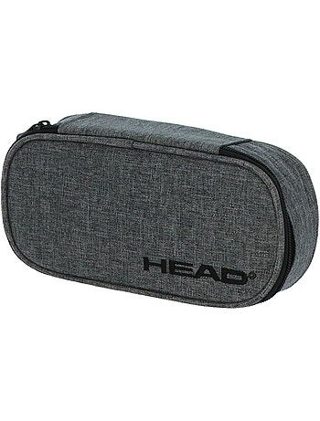 Trousse rectangulaire Head 22 cm à 2 compartiments fermetures zippées