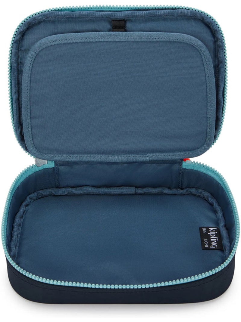 Trousse Rectangulaire Kipling 100 PENS Cosmo Blue - Grande capacité Bleu foncé - Kiabi