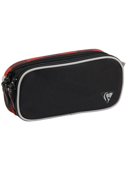 Trousse rectangulaire motif damier toile CMP - Kiabi