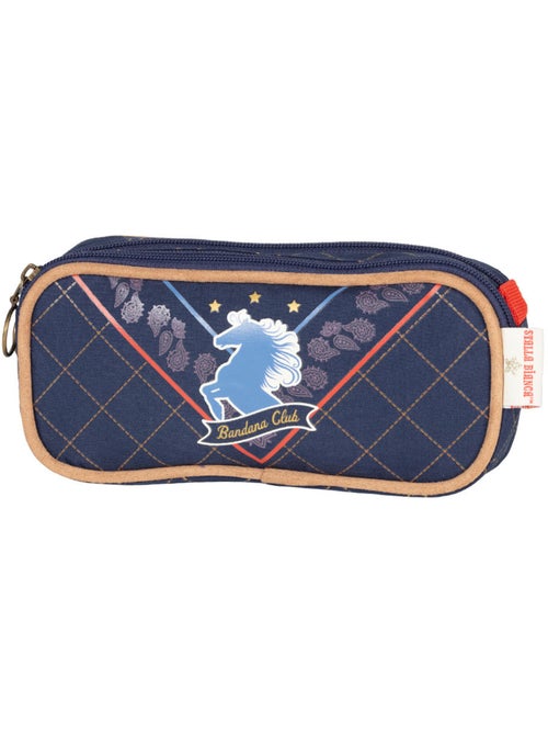 Trousse rectangulaire motif floral synthétique Stalla Bianca - Kiabi