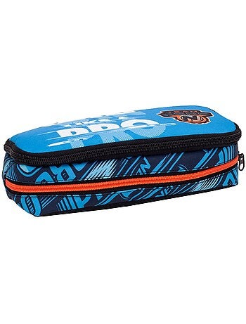 Trousse rectangulaire Nerf design Team bleue fermeture zippée