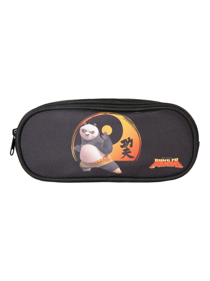 Trousse rectangulaire noire Kung Fu Panda - Bagtrotter Noir - Kiabi