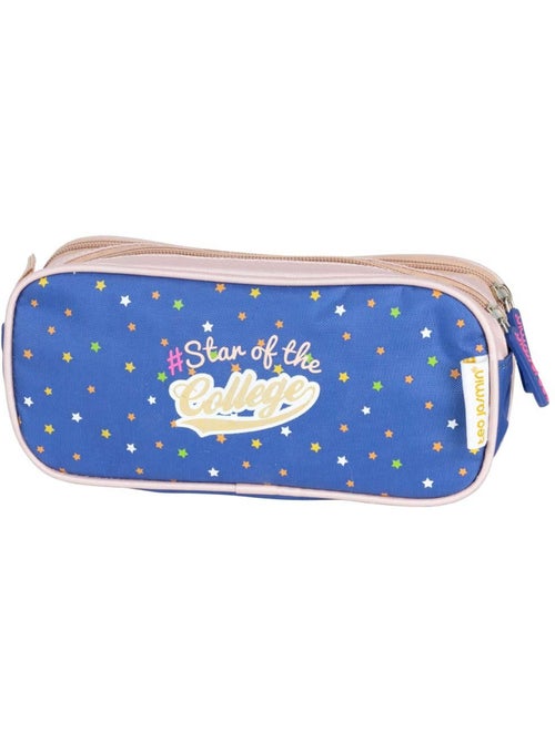 Trousse rectangulaire PVC petites étoiles Teo Jasmin - Kiabi