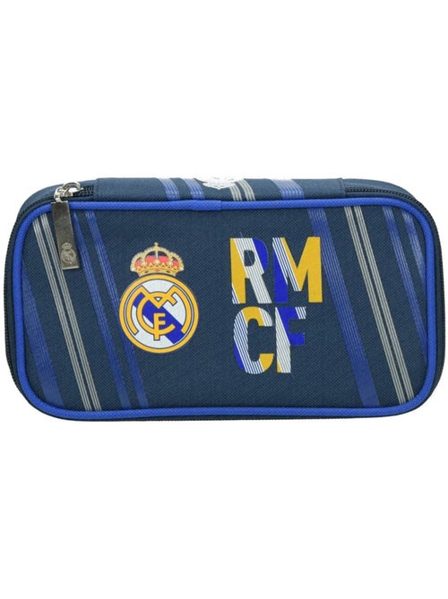 Trousse rectangulaire Real Madrid en textile type canvas grand volume - Kiabi