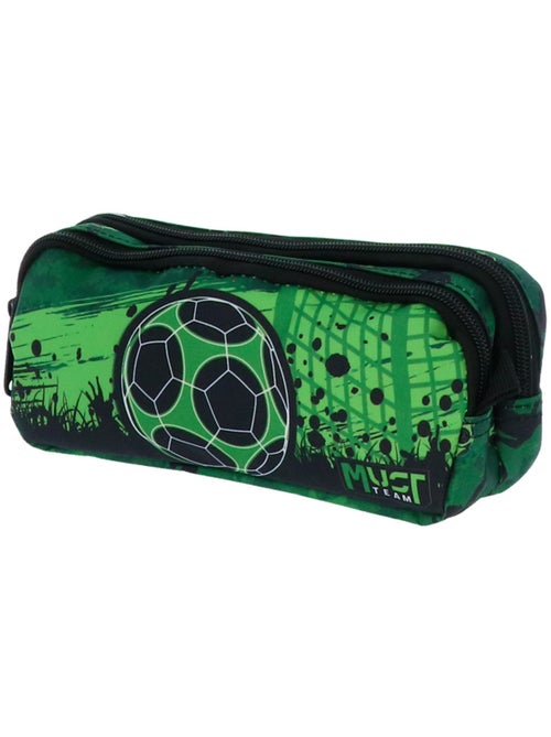 Trousse rectangulaire rembourrée polyester double compartiment Must - Kiabi