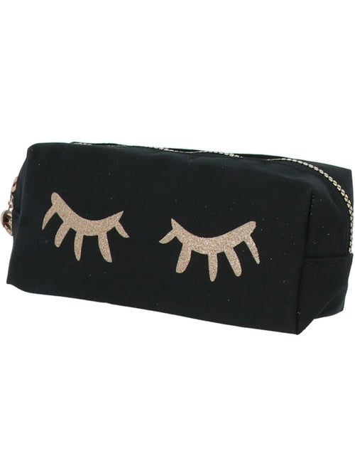 Trousse rectangulaire textile mat Miss Lemonade à paillettes CMP - Kiabi