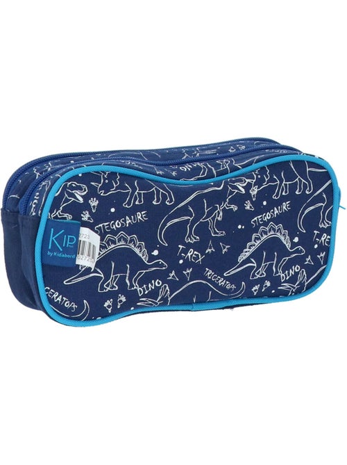 Trousse rectangulaire toile motif dinosaures Kid Abord - Kiabi
