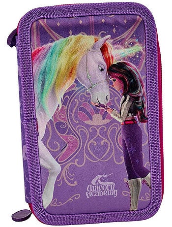 Trousse remplie Unicorn Academy imprimé licorne La boutique des toons