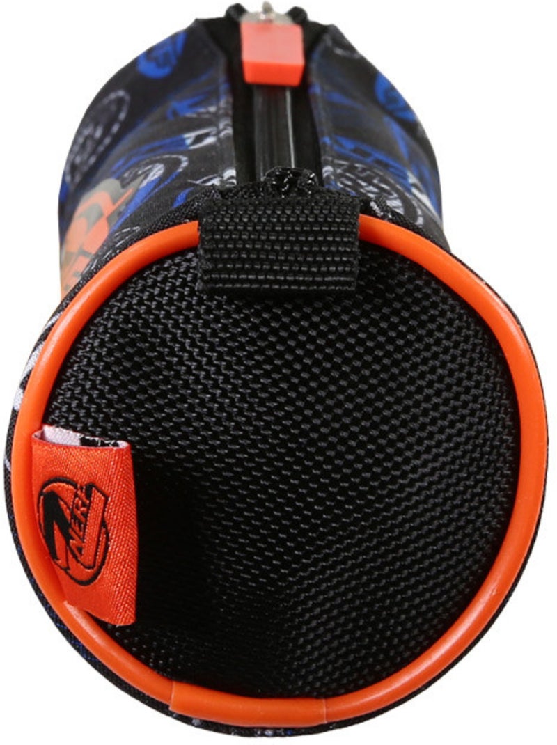 Trousse – Ronde – 22 cm – Nerf Noir Orange - Kiabi