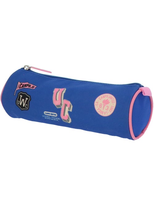 Trousse ronde à fermeture zippée 22 cm cylindre rose CAMPS - Kiabi Trousse ronde à fermeture zippée 22 cm cylindre rose CAMPS - Kiabi