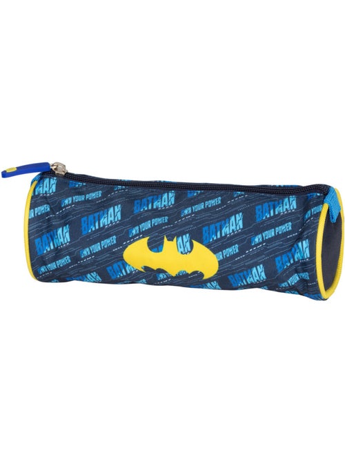 Trousse ronde 'Batman' 22 cm – tirette en gomme 2 compartiments - Kiabi Trousse ronde 'Batman' 22 cm – tirette en gomme 2 compartiments - Kiabi