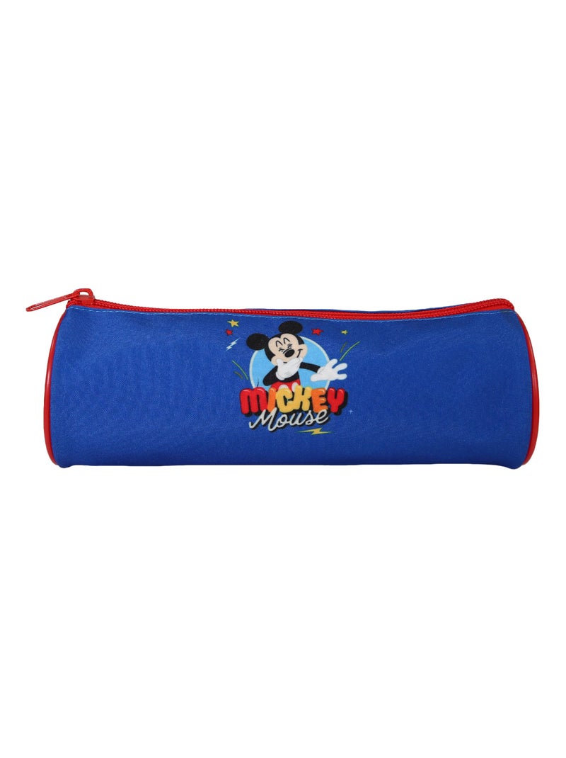 Trousse ronde bleu Mickey - Bagtrotter Bleu - Kiabi
