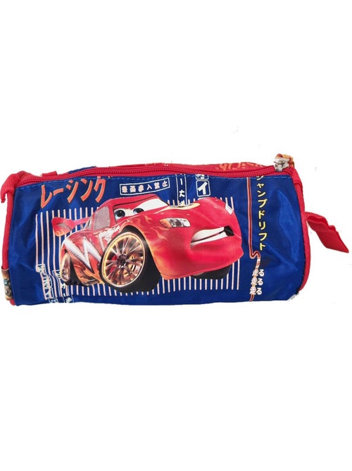 Trousse ronde bleue Cars - Kiabi