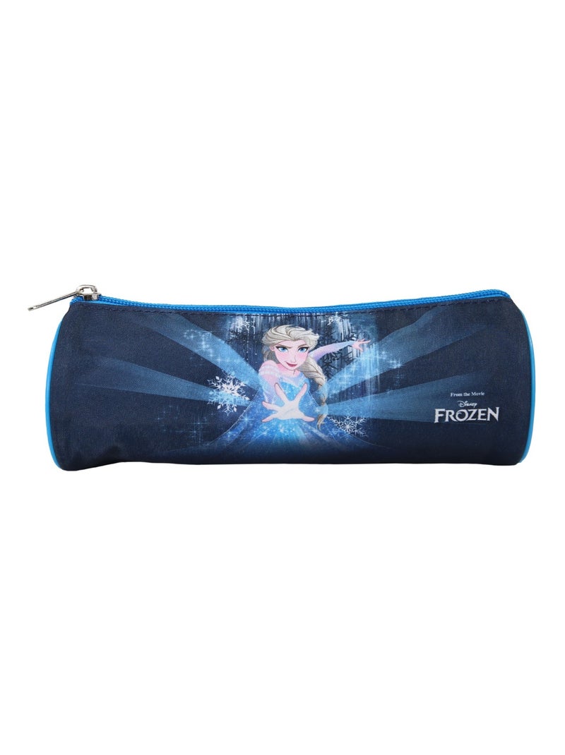 Trousse ronde bleue La Reine des Neiges - Bagtrotter Bleu - Kiabi