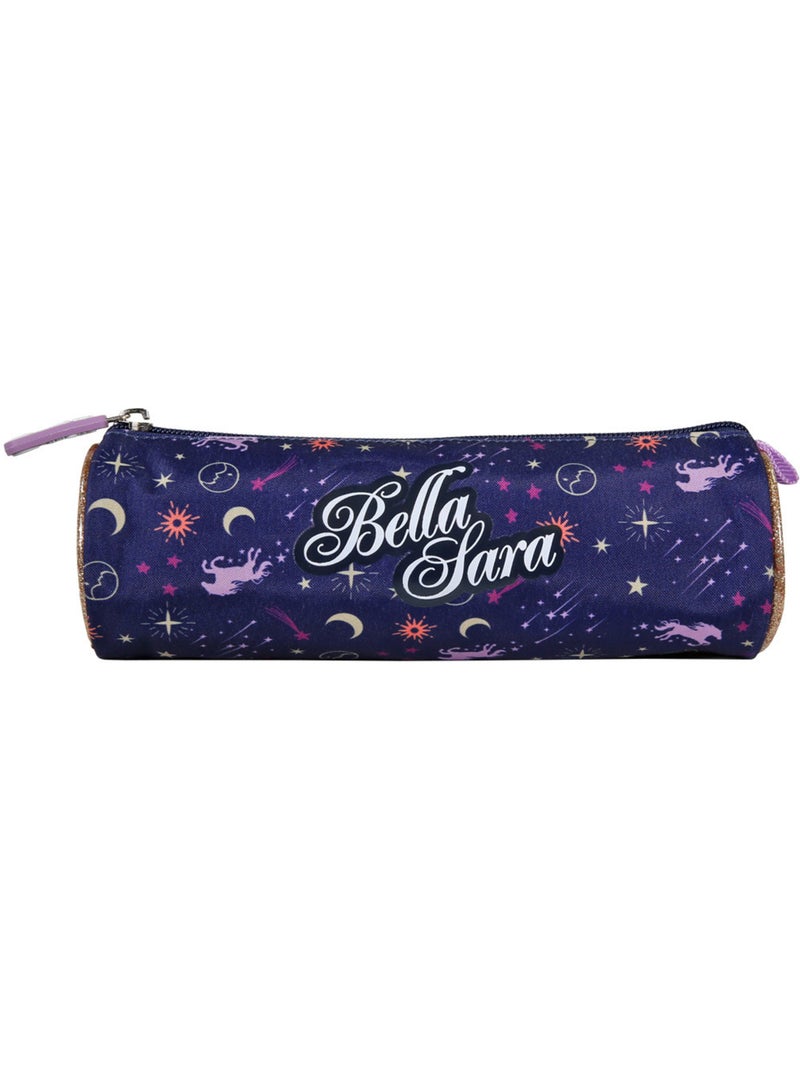 Trousse – Ronde Cheval – 22 cm – Bella Sara Bleu Violet Noir - Kiabi