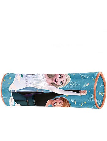 Trousse ronde cylindrique imprimée Elsa toile Paso